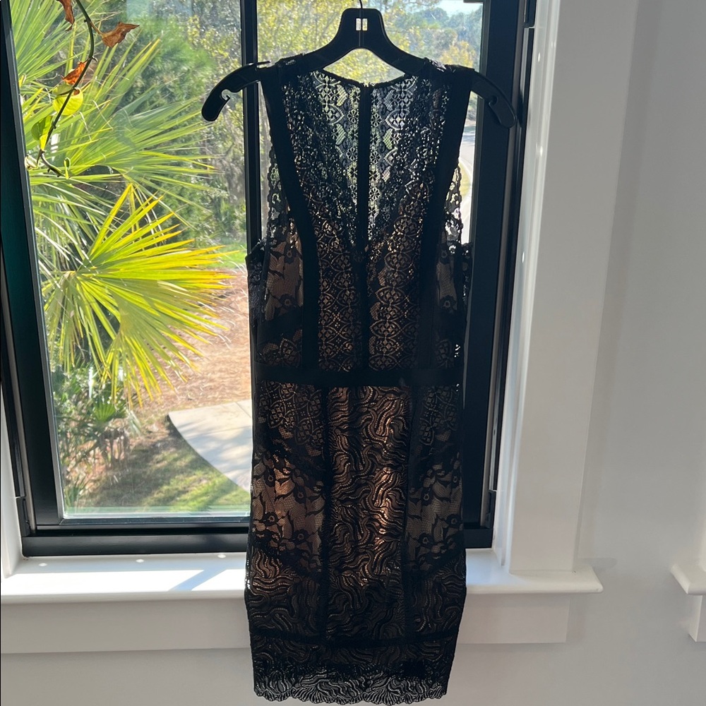 Nicole Miller Black Lace Dress